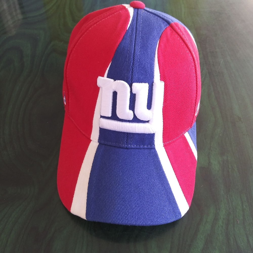 New York Giants Official Reebok Red And Blue Hat/